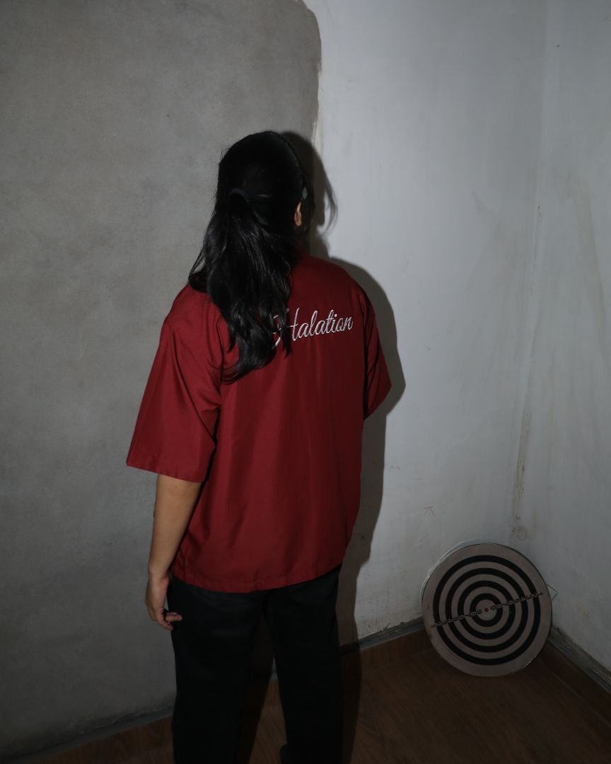 Homegrown - Oversized Shirt ( Maroon )