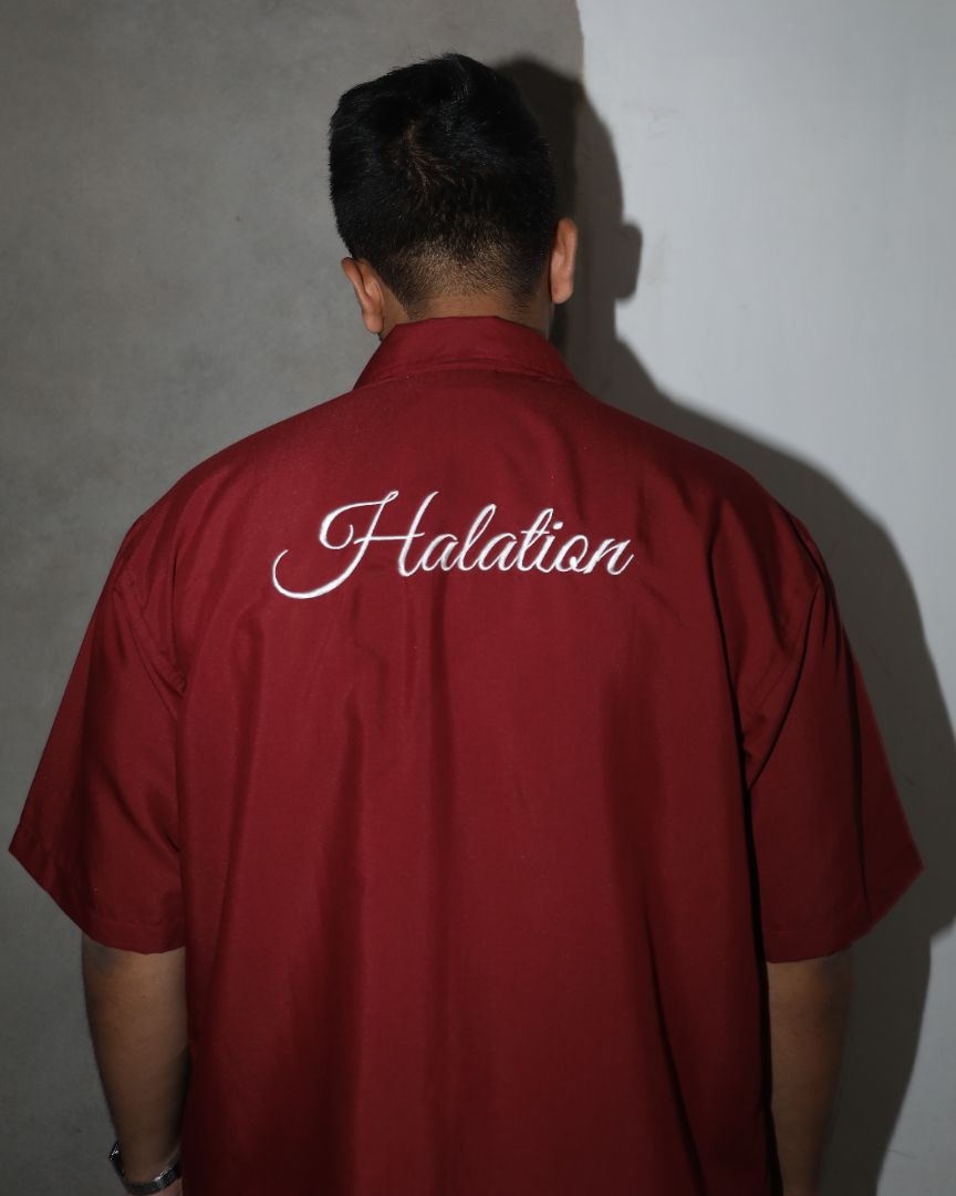 Homegrown - Oversized Shirt ( Maroon )