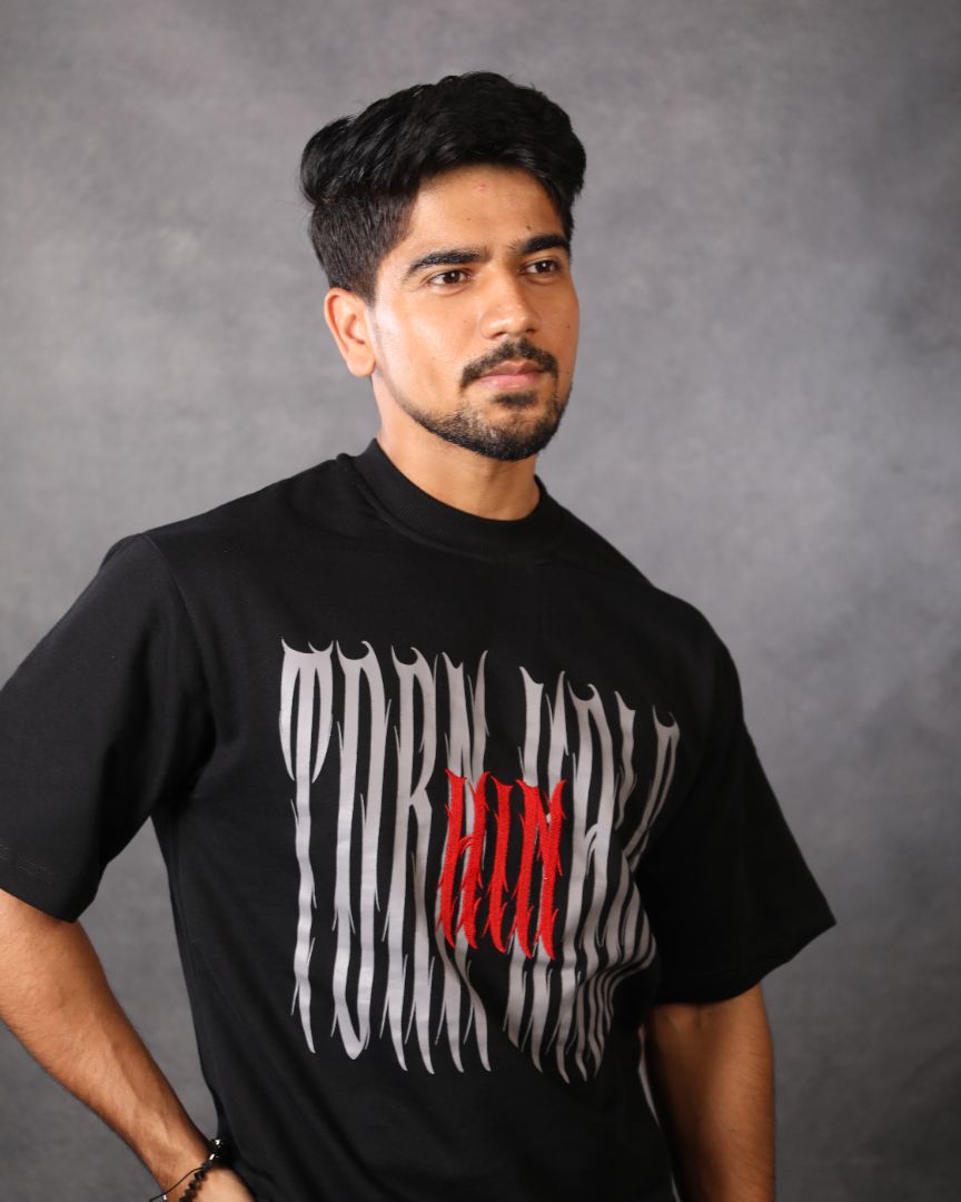 Torn Halo Oversized T-Shirt