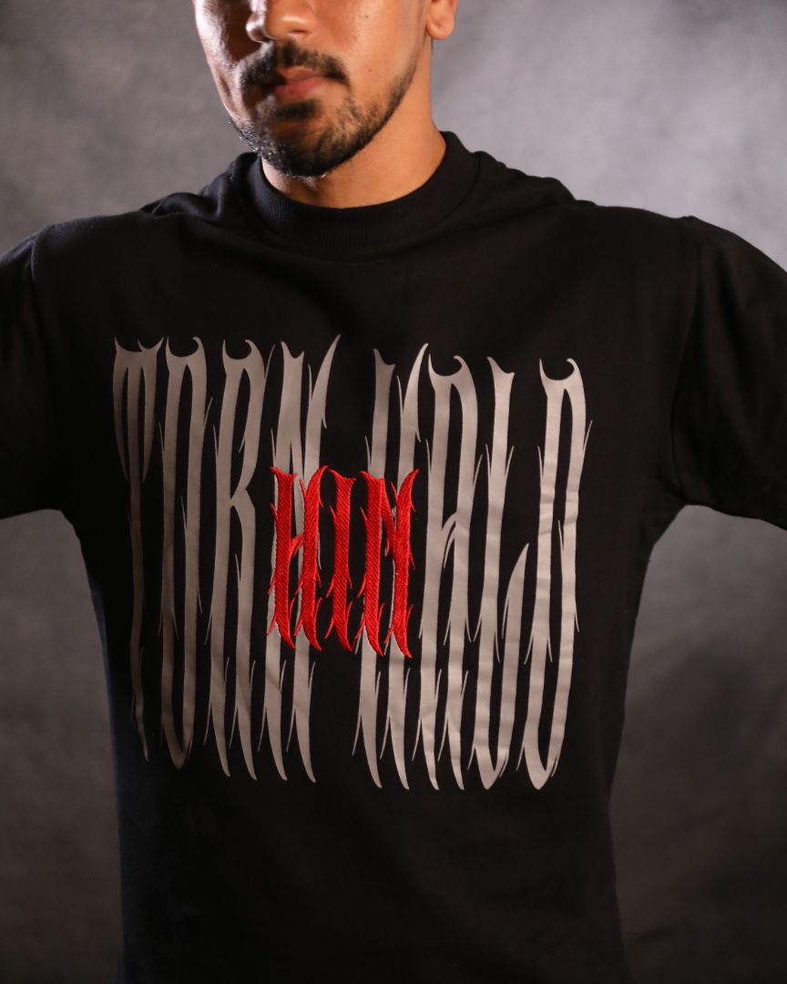 Torn Halo Oversized T-Shirt