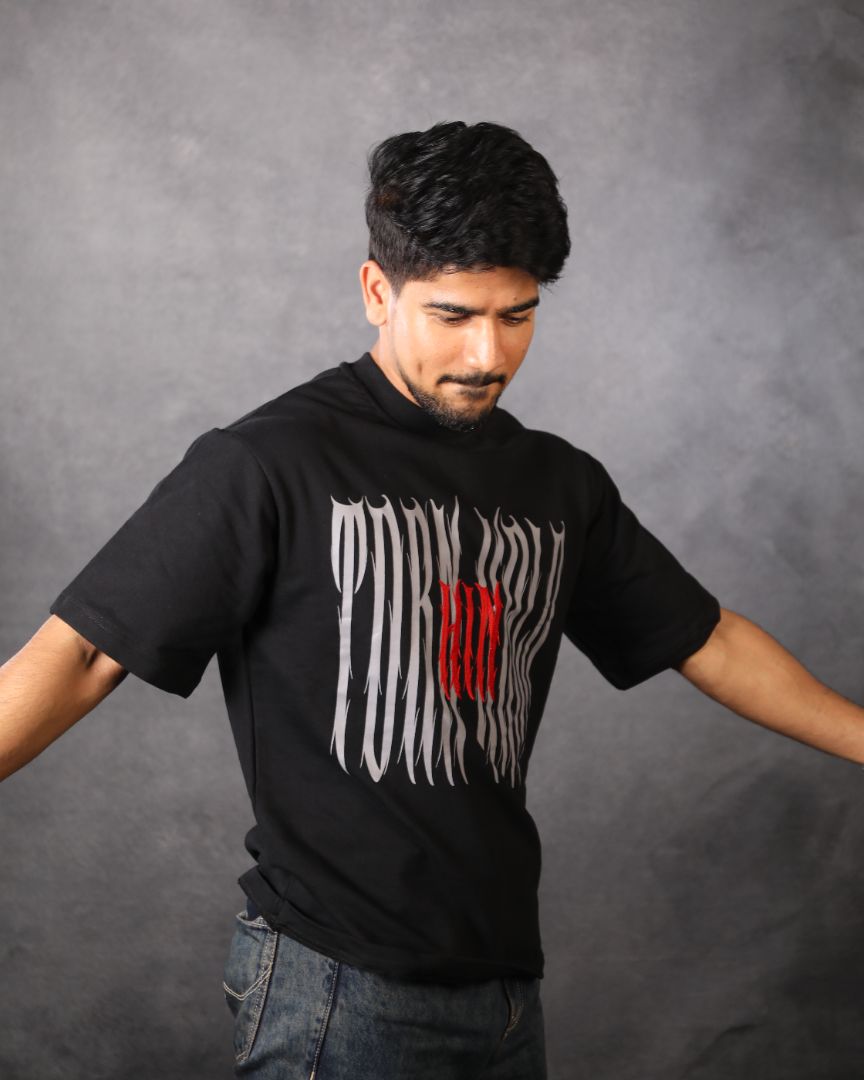 Torn Halo Oversized T-Shirt