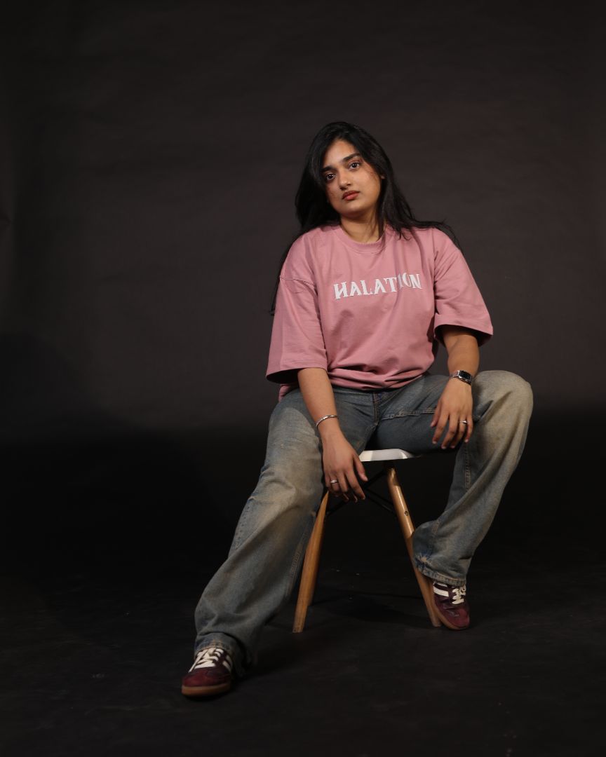 Dusty Rose Oversized T-Shirt